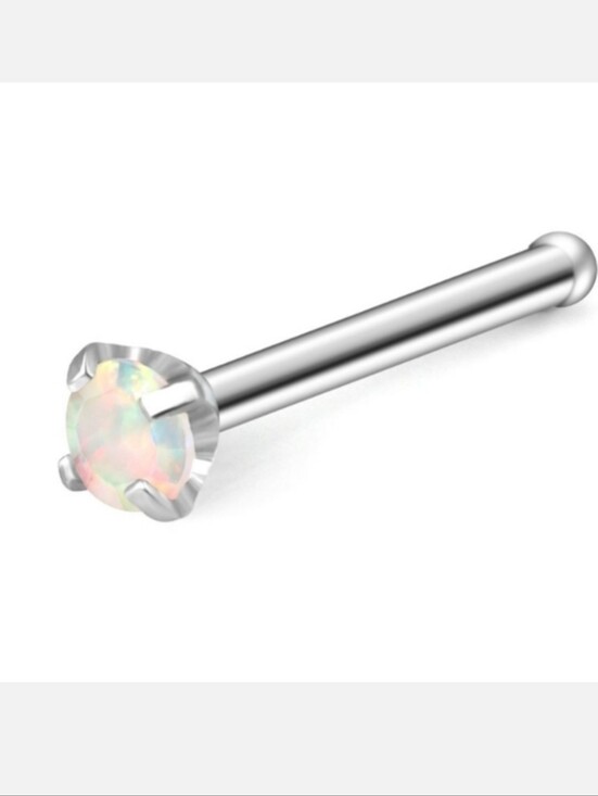 Dolls Kill Jewelry - Steel Opal Nose Stud